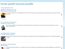 Tablet Screenshot of humangrowthhormonebenefits.blogspot.com