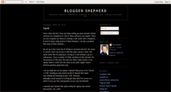 Desktop Screenshot of bloggershepherd.blogspot.com
