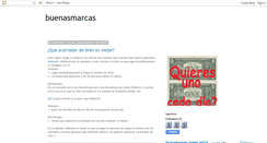 Desktop Screenshot of buenasmarcas.blogspot.com