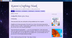 Desktop Screenshot of karenscraftingnook.blogspot.com