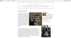 Desktop Screenshot of crazycaseyslife.blogspot.com