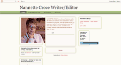 Desktop Screenshot of nannettecroce.blogspot.com