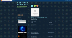 Desktop Screenshot of musicaexperience.blogspot.com