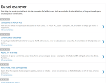 Tablet Screenshot of euseiescrever.blogspot.com
