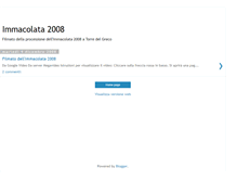 Tablet Screenshot of immacolata2008.blogspot.com
