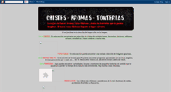 Desktop Screenshot of chistes-bromas-tonterias.blogspot.com