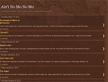 Tablet Screenshot of aintnomonomo.blogspot.com