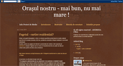 Desktop Screenshot of orasulnostruseextinde.blogspot.com
