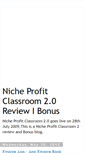 Mobile Screenshot of niche-profit-classroom-x.blogspot.com
