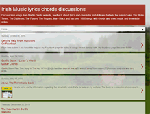 Tablet Screenshot of irishsongs.blogspot.com