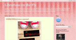 Desktop Screenshot of librariansonthefly.blogspot.com