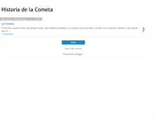 Tablet Screenshot of historiadoresdecometa.blogspot.com