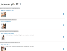 Tablet Screenshot of japanese-girls-2011.blogspot.com