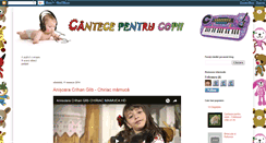 Desktop Screenshot of cantecepentrucopii.blogspot.com