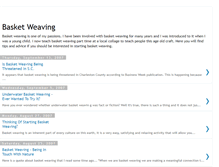 Tablet Screenshot of basketweavingtips.blogspot.com