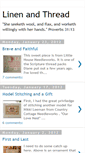 Mobile Screenshot of linenandthread.blogspot.com