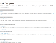 Tablet Screenshot of lick-the-spoon.blogspot.com