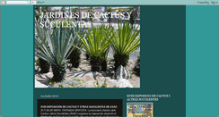 Desktop Screenshot of jardinesdecactus.blogspot.com