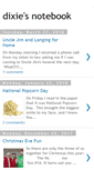 Mobile Screenshot of dixiesnotebook.blogspot.com
