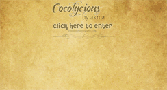 Desktop Screenshot of cocolycious.blogspot.com