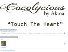 Tablet Screenshot of cocolycious.blogspot.com