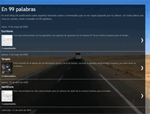 Tablet Screenshot of en99palabras.blogspot.com