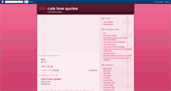 Desktop Screenshot of cutelovequotes.blogspot.com