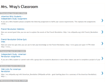 Tablet Screenshot of mrswraysclassroom.blogspot.com