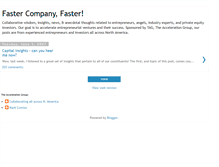 Tablet Screenshot of fastercompany.blogspot.com