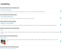 Tablet Screenshot of misskirky.blogspot.com