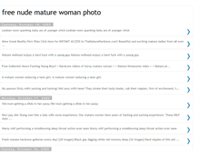 Tablet Screenshot of free-nude-mature-woman-photo.blogspot.com