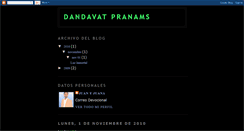 Desktop Screenshot of dandavatpranams.blogspot.com