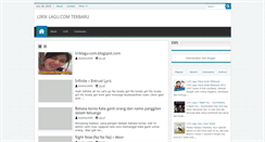 Desktop Screenshot of liriklagu-com.blogspot.com