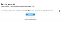 Tablet Screenshot of googlecolombiano.blogspot.com