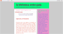 Desktop Screenshot of labiblioembrujada.blogspot.com