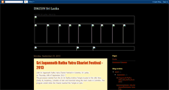 Desktop Screenshot of iskconsrilanka.blogspot.com