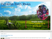 Tablet Screenshot of bungacintamama.blogspot.com