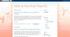 Desktop Screenshot of howtogetoveryourexnow.blogspot.com