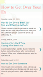 Mobile Screenshot of howtogetoveryourexnow.blogspot.com