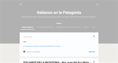 Desktop Screenshot of italianosenlapatagonia.blogspot.com