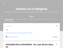 Tablet Screenshot of italianosenlapatagonia.blogspot.com