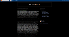 Desktop Screenshot of anti-crhist.blogspot.com