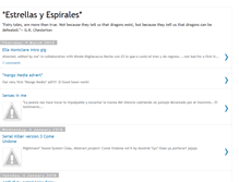 Tablet Screenshot of estrellasyespirales.blogspot.com