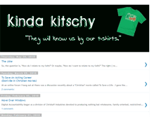 Tablet Screenshot of kindakitschy.blogspot.com