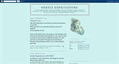 Desktop Screenshot of gentleexpectations.blogspot.com