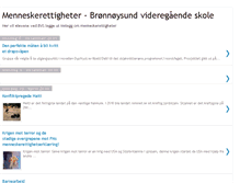 Tablet Screenshot of bvsmenneskerettigheter.blogspot.com