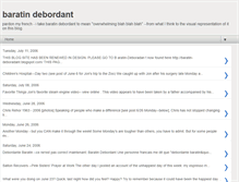 Tablet Screenshot of debordante-baratin.blogspot.com
