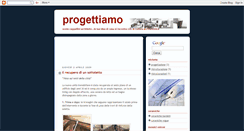 Desktop Screenshot of progettiamo.blogspot.com