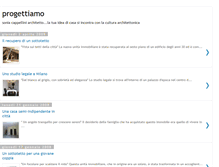 Tablet Screenshot of progettiamo.blogspot.com