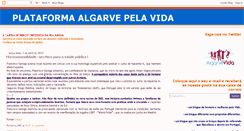 Desktop Screenshot of algarvepelavida.blogspot.com